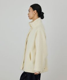 GRACE CONTINENTAL モヘヤシャギーショートコート