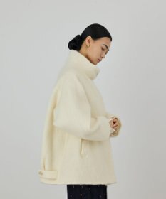 GRACE CONTINENTAL モヘヤシャギーショートコート