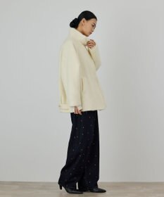 GRACE CONTINENTAL モヘヤシャギーショートコート