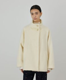 GRACE CONTINENTAL モヘヤシャギーショートコート