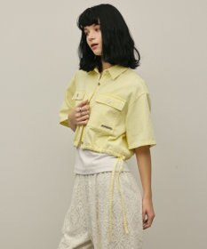 GRACE CONTINENTAL ハーフスリーブデニムシャツ