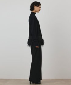 GRACE CONTINENTAL フェザーヘムキャミトップ