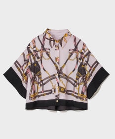 GRACE CONTINENTAL マリンスカーフプリントシャツ