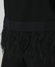 GRACE CONTINENTAL フェザーヘムキャミトップ