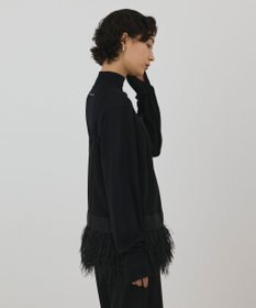 GRACE CONTINENTAL フェザーヘムキャミトップ