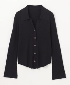 GRACE CONTINENTAL スラブリブシャツニットトップ