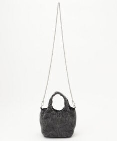 GRACE CONTINENTAL ラインストーンバッグ ブラック