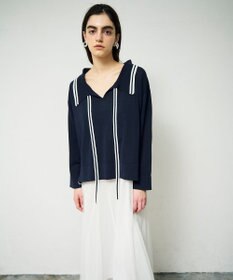 GRACE CONTINENTAL マリンボウタイニット