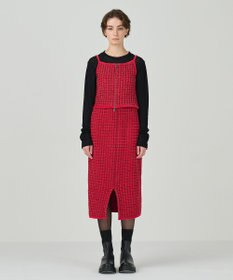 GRACE CONTINENTAL ツイードニットスカート