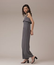 GRACE CONTINENTAL フリルケープサロペット