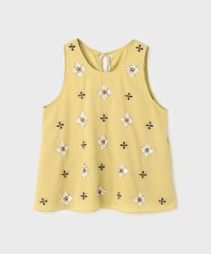 GRACE CONTINENTAL ビジューノースリーブトップ