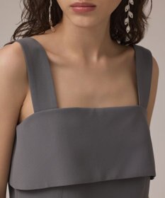 GRACE CONTINENTAL フリルケープサロペット