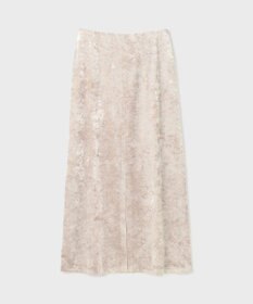 GRACE CONTINENTAL クラッシュベロアロングスカート