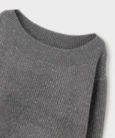 GRACE CONTINENTAL ラメリップニットトップ