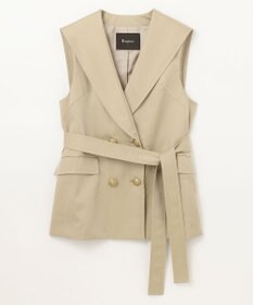 GRACE CONTINENTAL セーラーカラーサテンベスト