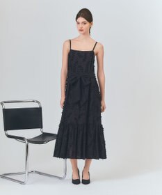 GRACE CONTINENTAL フラワーembキャミドレス