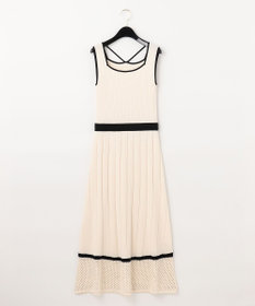 23SS♡グレースコンチネンタル メッシュヘムニットワンピース 36 リゾート メッシュヘムニットワンピース / GRACE CONTINENTAL | GRACE