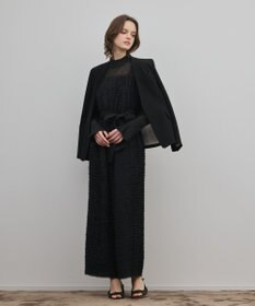 GRACE CONTINENTAL カットジャガードサロペット