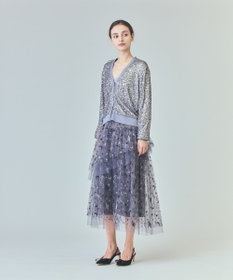 GRACE CONTINENTAL スペースembチュールスカート