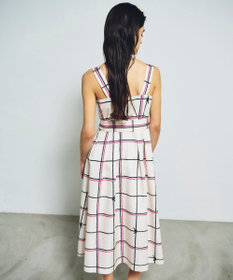 GRACE CONTINENTAL ロープチェックワンピース