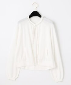 【グレースコンチネンタル】パールショートカーディガン パールショートカーディガン / GRACE CONTINENTAL | GRACE