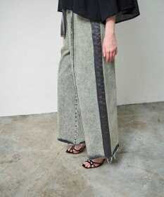 GRACE CONTINENTAL デニムワイドイージーパンツ