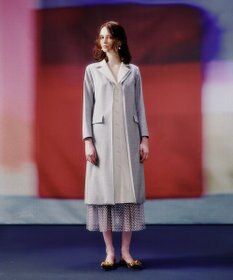 GRACE CONTINENTAL シルクウールトコートドレス