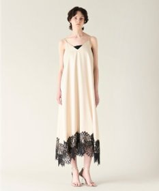 GRACE CONTINENTAL レースコンビ2wayキャミワンピース ベージュ