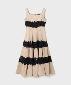 GRACE CONTINENTAL デニム切替サーキュラーワンピース