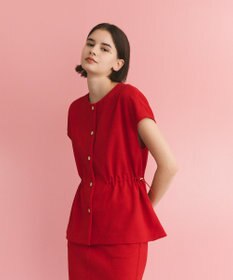 GRACE CONTINENTAL ダブルクロスジャージトップ