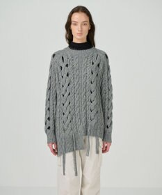 GRACE CONTINENTAL オーバーケーブルニットトップ