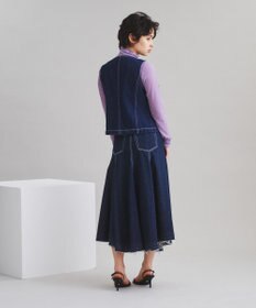 グレースコンチネンタル　デニム ノースリーブ サロペット デニムサロペット / GRACE CONTINENTAL | GRACE CONTINENTAL