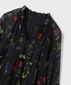 GRACE CONTINENTAL ボタニカルプリントチュニックトップ