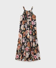 GRACE CONTINENTAL フラワープリントキャミドレス