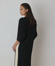 GRACE CONTINENTAL バイカラーカットワンピース
