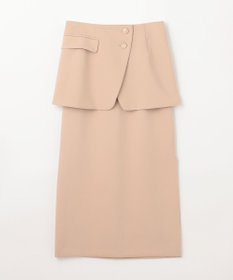 GRACE CONTINENTAL レイヤードペンシルスカート