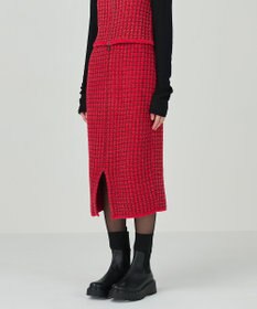 GRACE CONTINENTAL ツイードニットスカート