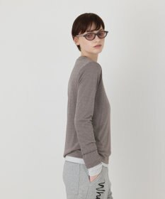 GRACE CONTINENTAL ラメクルーカットトップ