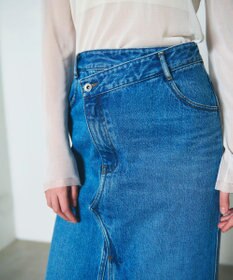 GRACE CONTINENTAL タイトデニムスカート