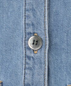 GRACE CONTINENTAL バックタックデニムシャツ