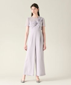 GRACE CONTINENTAL ドレープリボンサロペット