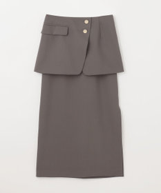 GRACE CONTINENTAL レイヤードペンシルスカート