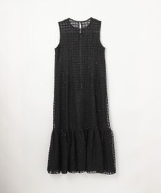 GRACE CONTINENTAL チュールチェックワンピース