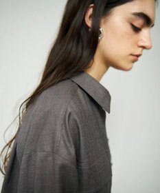 GRACE CONTINENTAL トリアセリネンオーバーシャツ