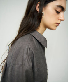 GRACE CONTINENTAL トリアセリネンオーバーシャツ