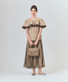 GRACE CONTINENTAL フラップショルダーバッグ