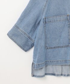 GRACE CONTINENTAL バックタックデニムシャツ