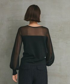 GRACE CONTINENTAL ラメコンビシアーニット