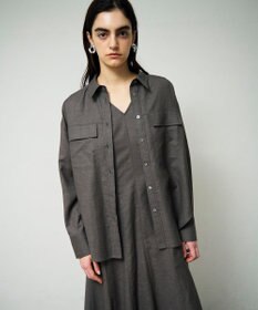GRACE CONTINENTAL トリアセリネンオーバーシャツ