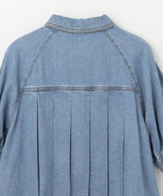 GRACE CONTINENTAL バックタックデニムシャツ